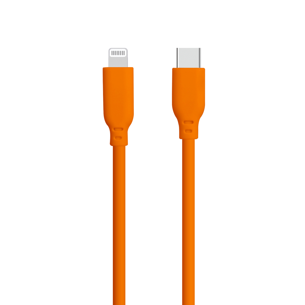 Silicone USB-C to Lightning cable