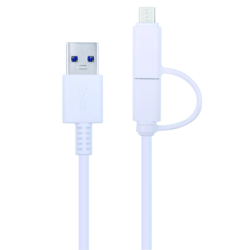 USB 3.0 A/M to Type C/M With Micro 5pin/M to Type C/F adaptor WT-T2006