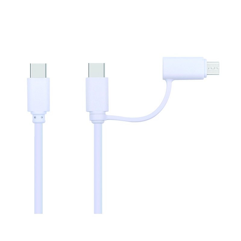 USB 2.0 C/M to C/M With Micro 5pin/M to C/F Adapter Cable WT-T2007