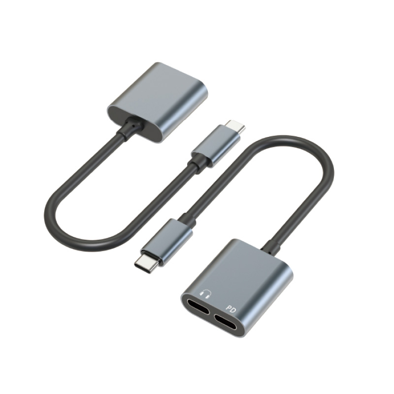 USB-C to Audio+PD Adapter WT-CMAUFA01